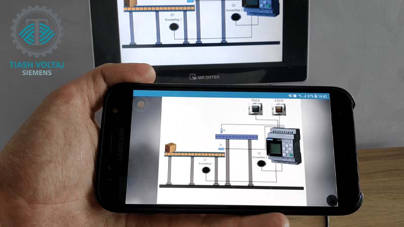 اتصال hmi به plc زیمنس